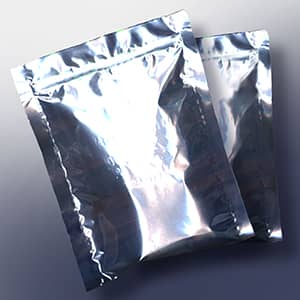 A pair of electrostatic bags