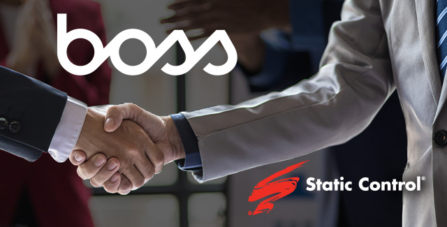 Static Control has joined the BOSS Federation, the authoritative body for the UK business supplies industry.