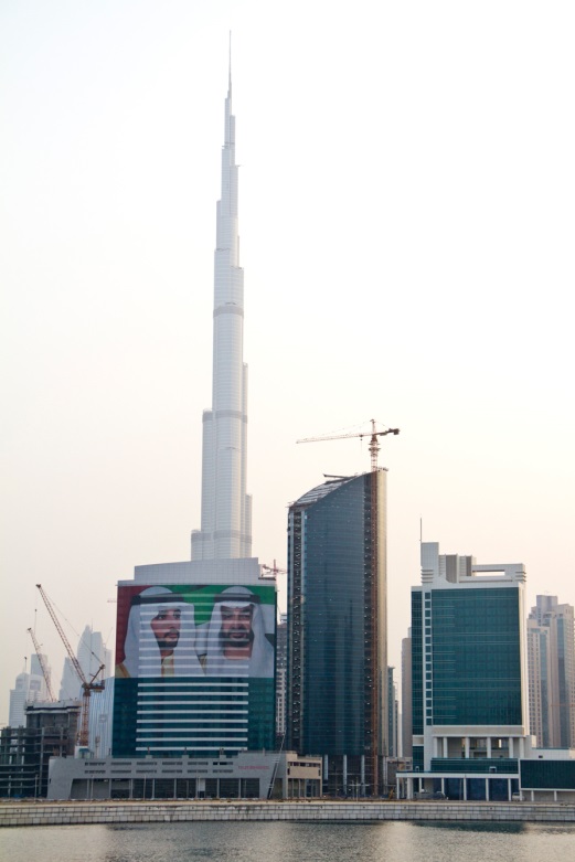 A city skyline in Dubai
