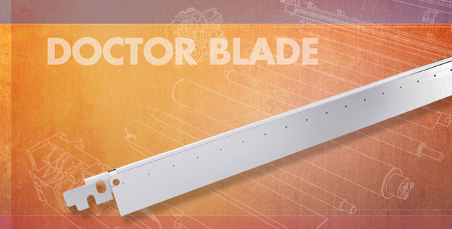 The doctor blade is an essential component inside toner cartridges